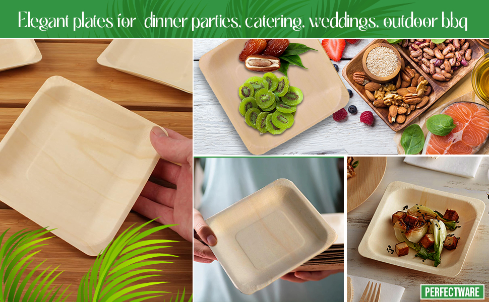 Wooden Disposable Plates