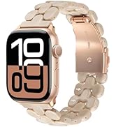 V-MORO Cute Resin Band Compatible with Apple Watch 42mm/41mm/40mm/38mm Women Fashion Dressy Fancy...