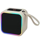 Hosgubo Bluetooth Speaker,15m Distance RGB LED Light