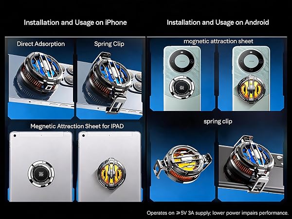 phone cooler for gaming