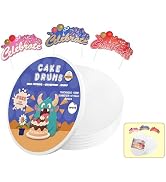 16 Inch Cake Drums,6 Pack Cake Boards 16 Inch Round Smooth-Edged Cake Base | 16 Inch Cake Drums,B...