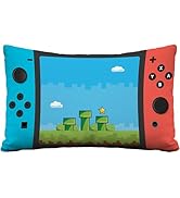 Undergo Throw Pillow Cover Gamer Video Games Controller - Decorative Game Pillow Cover 12 x 20 In...