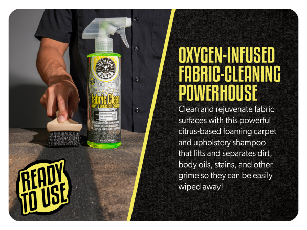 Carpet & Upholstery Cleaner, Fabric Clean Sprayable from Chemical Guys