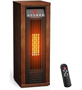 Air Choice Infrared Space Heater, 1500W Electric Portable Heater with Remote Control and Thermost...