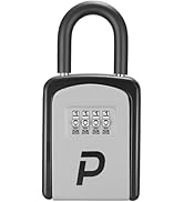 Puroma Key Lock Box, Lockbox for Keys Outdoor Combination Security Lockbox Outside Portable Stora...