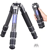 ARTCISE Mini Carbon Tripod CS25C Lightweight Compact Travel Carbon Fiber Desktop Tripod Portable ...