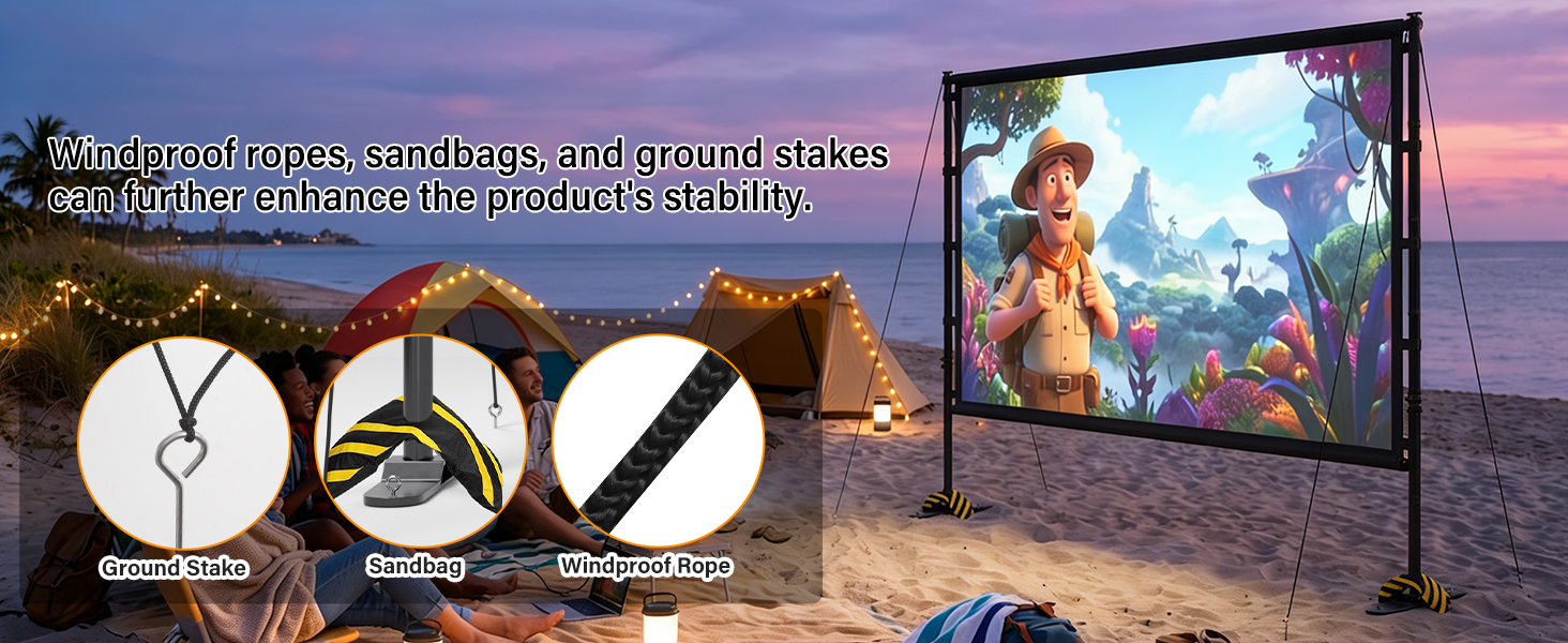 projector screen stand