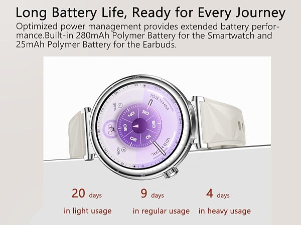 smart watch with earbuds