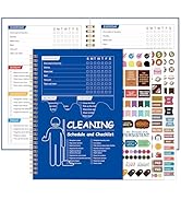 ADHD Cleaning Planner, Cleaning Schedule and Checklist, Undated Daily and Weekly Household Cleani...