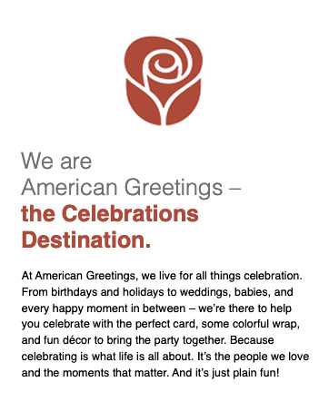 We are American Greetings