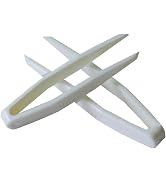 50 Pcs White Mini Plastic Tweezers Contact Lens Clip Beauty Tweezers Makeup Tool Hair Removal for...