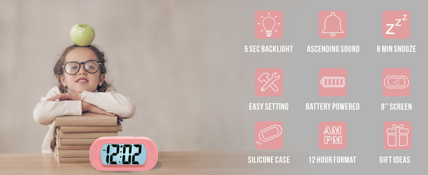 alarm clock for girl