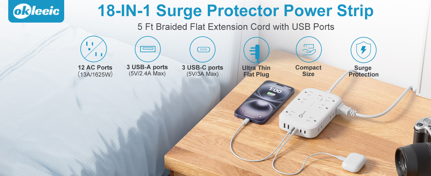 power strip with usb ports