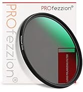PROfezzion 58mm Circular Polarizer Filter for Canon EOS Rebel T7 T6 T8i T7i T6i T6s SL3 with EF-S...