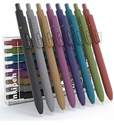 inkipen- 8 Pack Pens, Gel pens Black Ink, Fine Point(0.5mm),Quick-Drying Smooth Writing,School an...