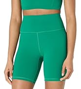 Essentials Women's Active FormFlex Buttery Soft High Waist 7" Yoga Biker Shorts
