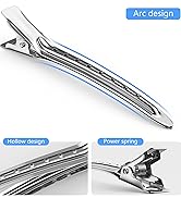 Hair Clips for Women, Metal Alligator Hair Clips with Holes, Hair Pins 30 Pcs, Hair Clips for Sty...