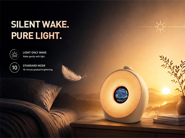 Light alarm clock