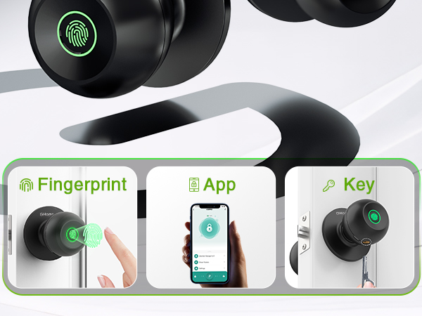 ghome smart door knob for family with code