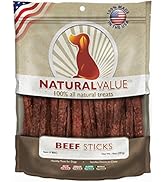 Loving Pets Natural Value All Natural Soft Chew Beef Sticks For Dogs, 14-Ounce