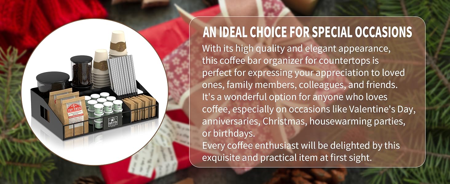coffee station organizer