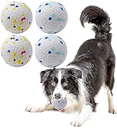 LIEVUIKEN Dog Balls Toys for Aggressive Chewers, Indestructible Durable Bouncy Floating Balls for...