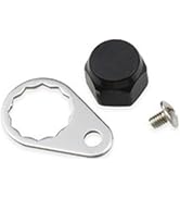 M7 Fishing Reel Screws Nut Caps, Metal Fishing Reel Handle Screw Cap Crank Nuts and Locking Plate...
