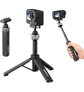 ULANZI MT95 Mini Tripod Selfie Stick for Action 6/Nano/Xtra Atto | Magnetic Quick Release, Dual 3...