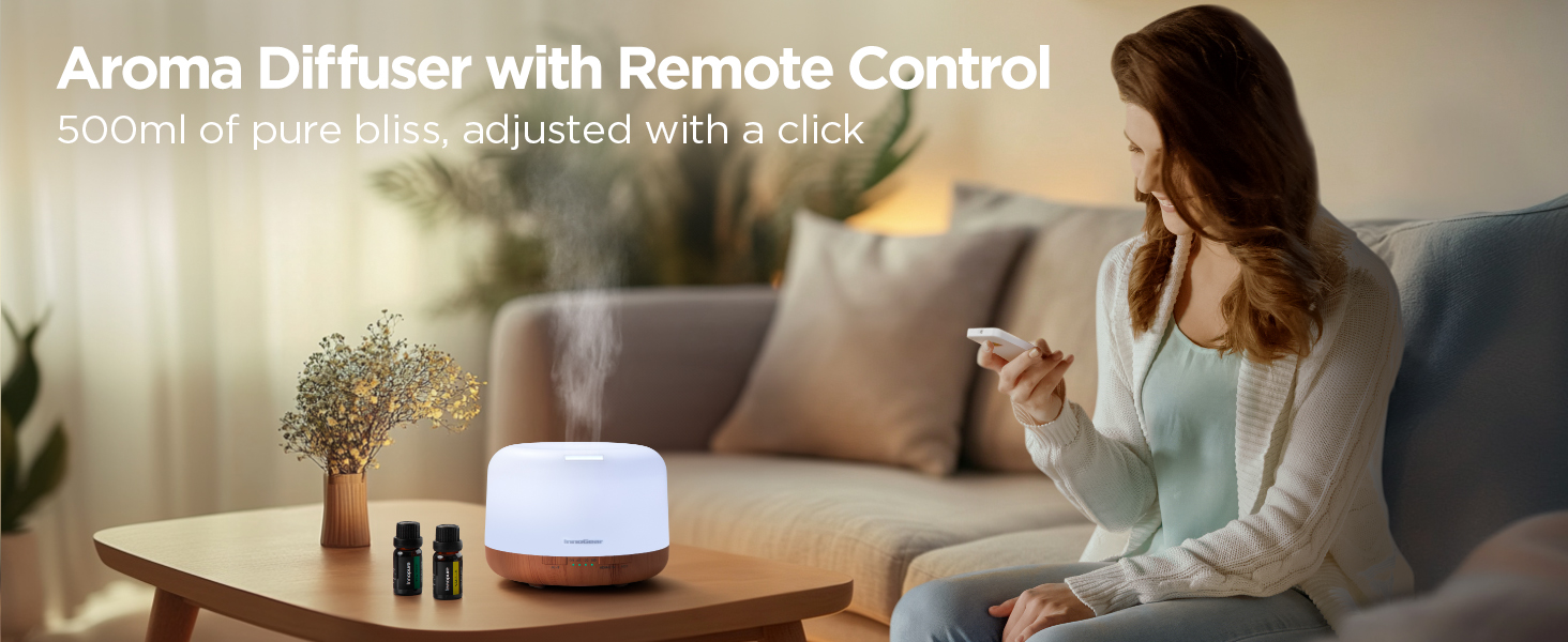 diffuser with essential oils