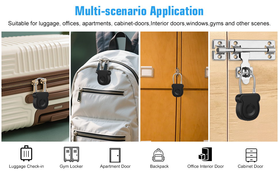 Smart Fingerprint Padlock for Luggage