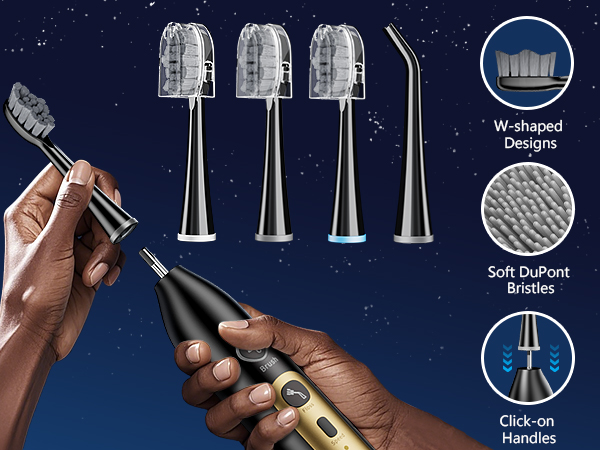 toothbrush and water flosser combo