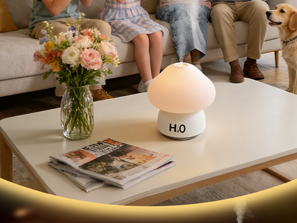 Mushroom Humidifier with light