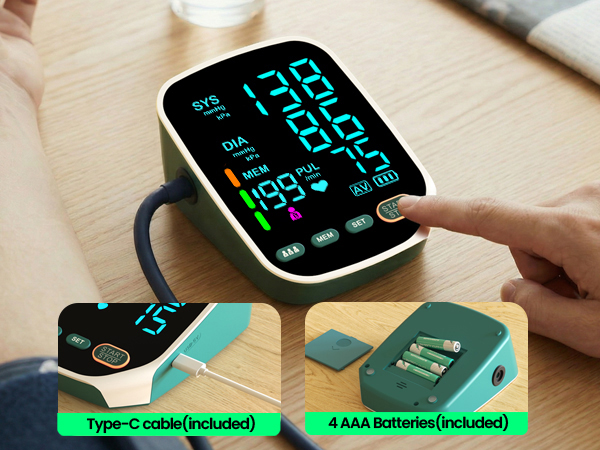 blood pressure cuff arm