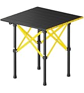 FanttikOutdoor Zeta V11 Pro Camping Table, Portable Folding Roll Up Table with Lightweight Alumin...
