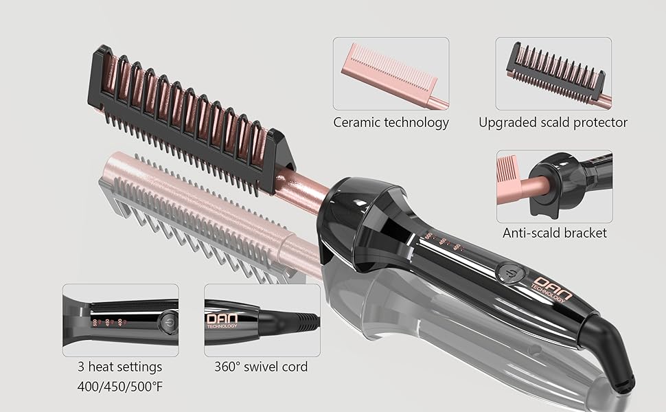 Hot Straightening comb,heating comb,wig hot comb