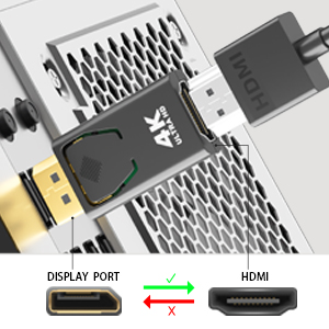 4K DisplayPort to HDMI Adapter