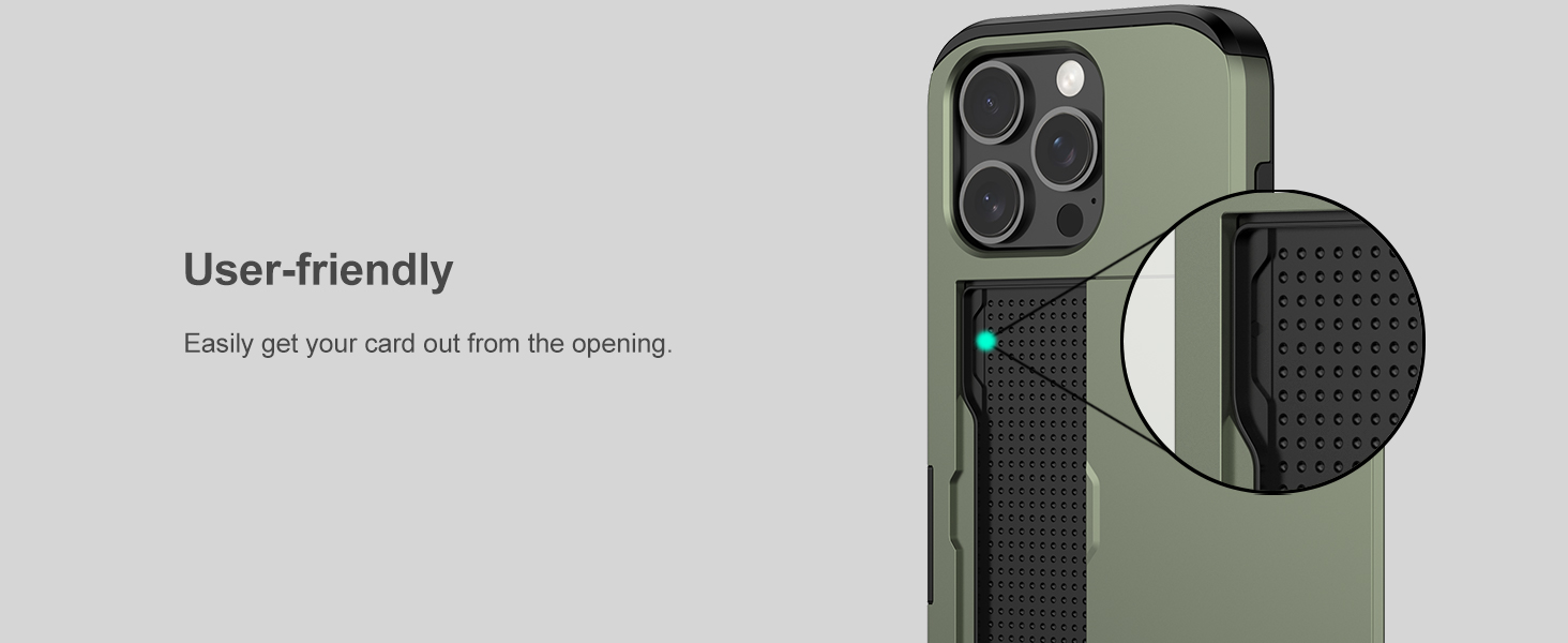 for iphone 16 pro max card holder case