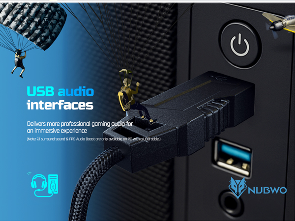 Gaming headset for PC