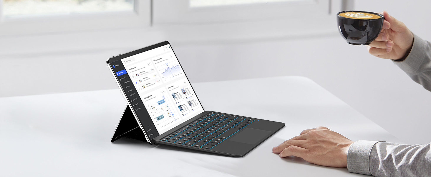 type cover for microsoft surface pro generation 12, surface pro wireless keyboard with touchpad