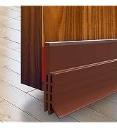 2 Pack Door Draft Stopper Under Door Seal for Exterior/Interior Doors, Door Sweep Strip Under Doo...