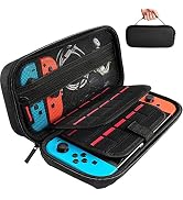 Daydayup Switch Carrying Case Compatible with Nintendo Switch/Switch OLED, with 20 Games Cartridg...