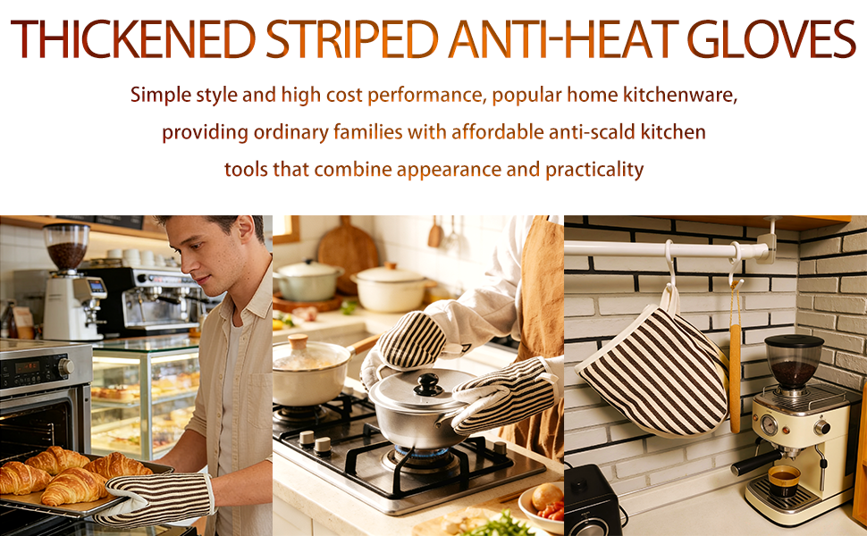 YuaFnYioChra Oven Mitts Heat Resistant