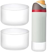 WK IEASON 2Pcs Silicone Water Bottle Boot for Owala 24oz, Protective Flask Bottom Cover Base for ...