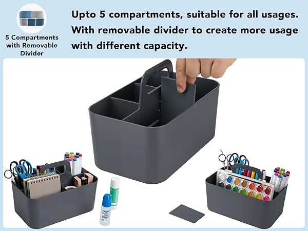 5 compartments