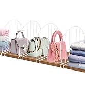 Closet Dividers, 8 Pack 12’’ Tall Shelf Dividers for Closet Organization, Metal Closet Organizer ...