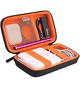 BOVKE Carrying Case Hard Protective Case Impact Resistant Travel Power Bank Pouch Bag USB Cable O...