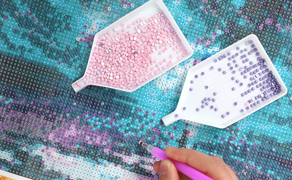 FEBSNOW diamond painting trays