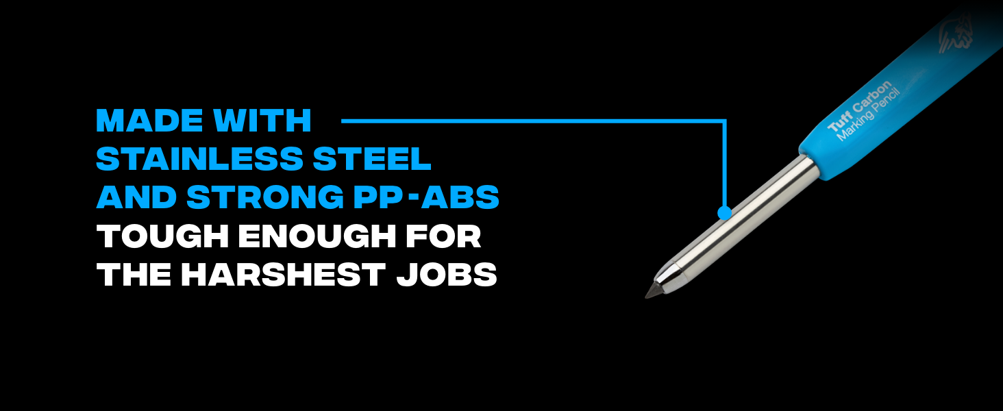 Made with stainless steel and strong PP-ABS, tough enough for the harshest jobs