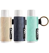 WK IEASON - Lip Balm Holder Keychain Clip On Lipstick Sleeve Lip Gloss Sleeve Holder Keychain Tig...