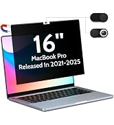 Peslv Magnetic Privacy Screen for MacBook Pro 16 Inch (2021-2026, M1, M2, M3, M4, M5), 16inch Rem...